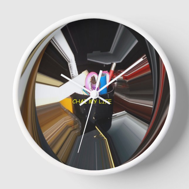 Reloj De Pared Ideas de bricolaje inspiradas en la vida (Anverso)