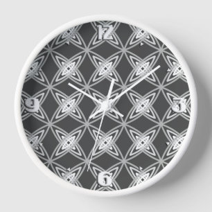 Reloj De Pared Impresión atómica moderna de los mediados de siglo