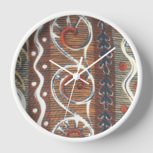 Reloj De Pared Impresión de arte de estilo africano vintage