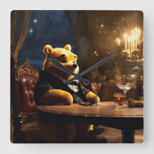 reloj de pared impreso del jefe