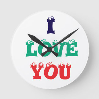 Reloj de pared impreso Me encanta diseñar artículo