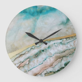 Reloj de pared inspirado en el Océano Índico Azul