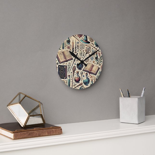 reloj de pared inspirado en Harry Potter (Oficina)