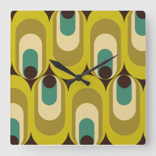 Reloj de pared inspirado en los años 60