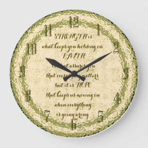Reloj de pared inspirador