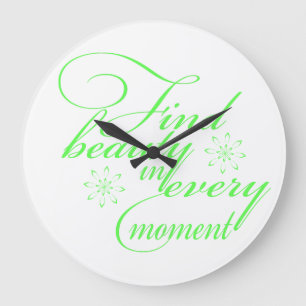 reloj de pared inspirador