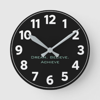 Reloj de pared inspirador moderno