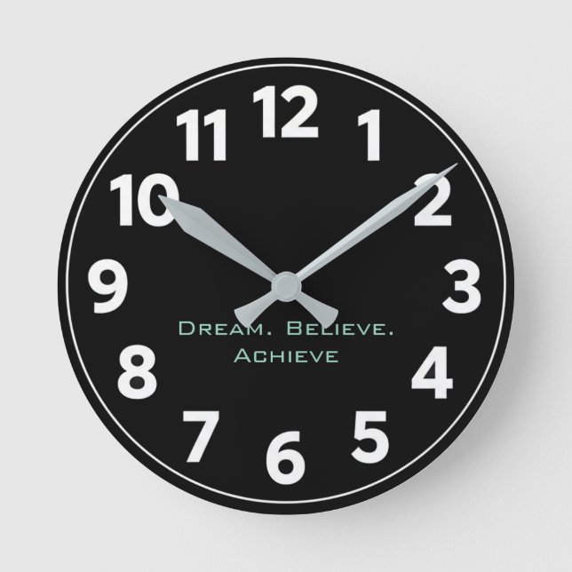 Reloj de pared inspirador moderno (Anverso)
