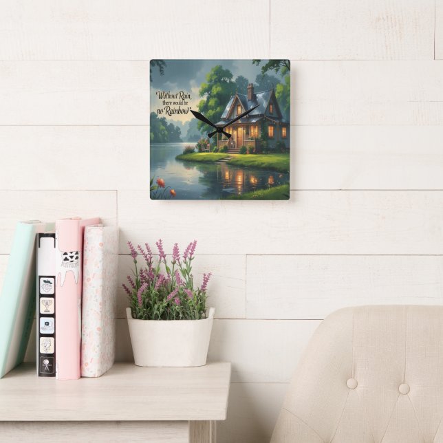 Reloj de pared Inspirador por reloj. (Sala de lectura)