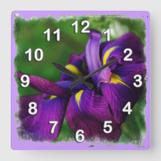 Reloj de pared Iris japonés
