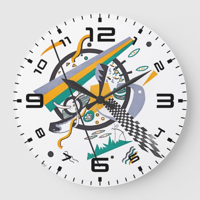 Reloj de pared Kandinsky Small Worlds IV (Anverso)