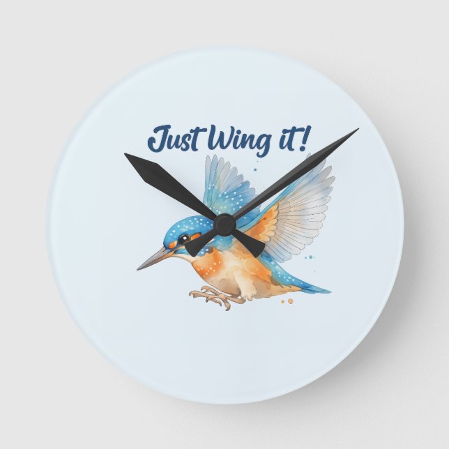 Reloj de pared Kingfisher (Anverso)