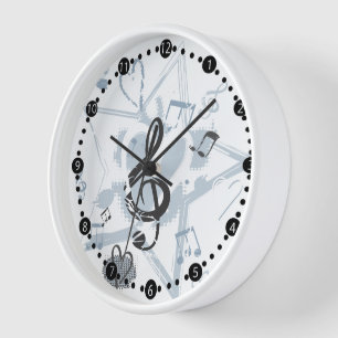 Reloj De Pared La estrella musical observa el modelo del