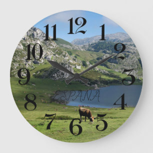reloj de pared Lagos de Covadonga en Asturias