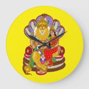 Reloj de pared Lakshmi Narasimha