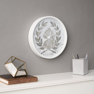 Reloj de pared Le Chat d'Argent Carrara Crest