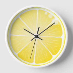 Reloj De Pared Lemon Slice