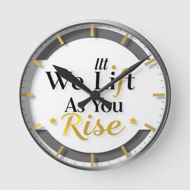 Reloj de pared - Levantamos mientras nos levantamo (Anverso)