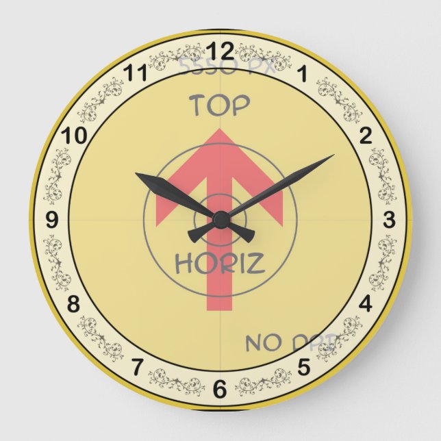 reloj de pared lg - horiz - plantilla (Anverso)
