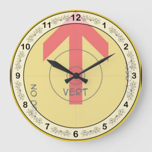 reloj de pared lg - vert - plantilla