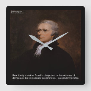 Reloj de pared "Libertad Real" de Alexander Hamilt