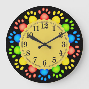 Reloj de pared lindo del modelo de las patas