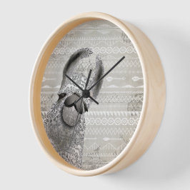 Reloj De Pared Llama dramática personalizada