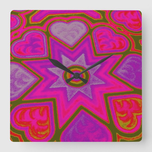 Reloj de pared 'lleno de amor' (Anverso)