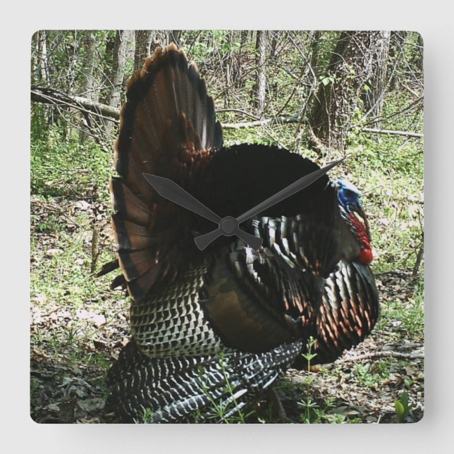 RELOJ DE PARED LLENO DEL CUADRADO DEL PUNTAL DE (Anverso)