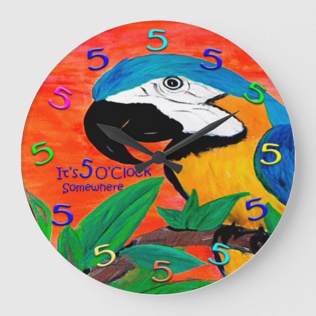 reloj de pared loro 5 0 clock (Anverso)