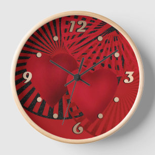 Reloj de pared Love ,Wedding Square