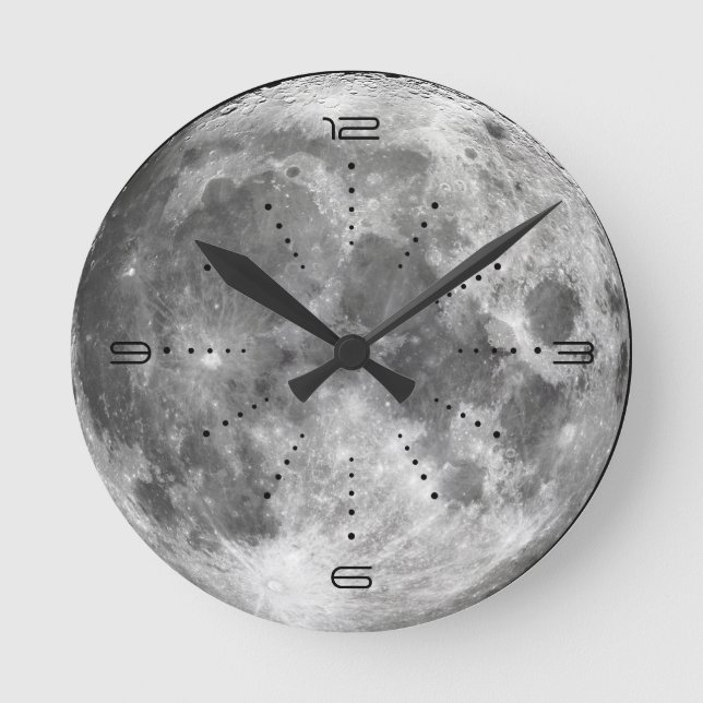 Reloj de pared lunar completo (Anverso)