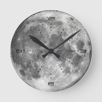 Reloj de pared lunar completo