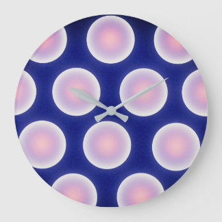 Reloj de pared lunar rosa