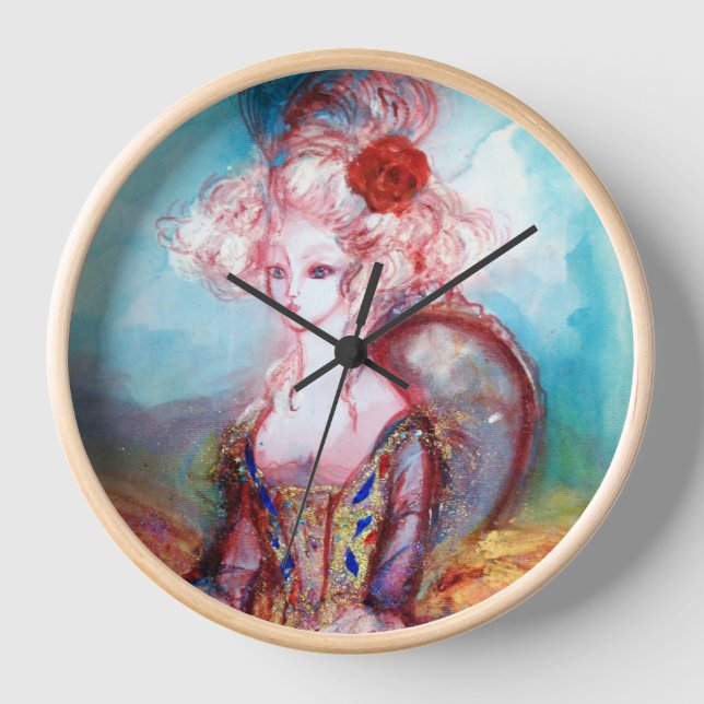 RELOJ DE PARED MADAME POMPADOUR (Anverso)