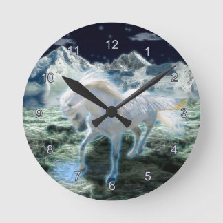 Reloj de pared mágico del arte de la fantasía de