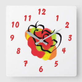 Reloj de pared : Manzana Fresca