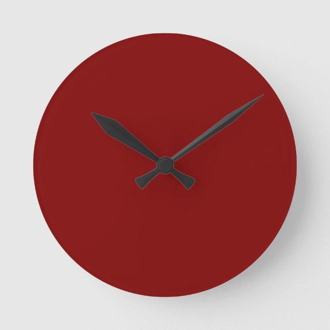 Reloj de pared marrón (Anverso)