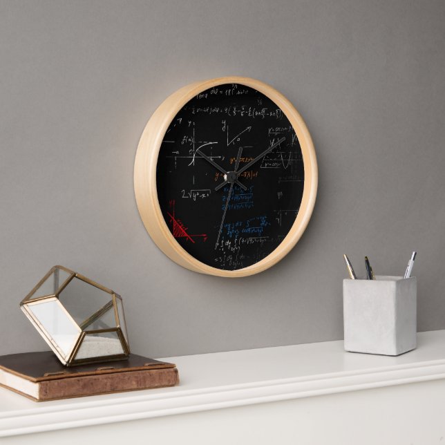 Reloj de pared matemática (Oficina)