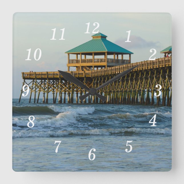 Reloj de pared matutino de Folly Pier (Anverso)