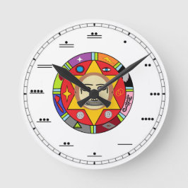Reloj de pared maya del número
