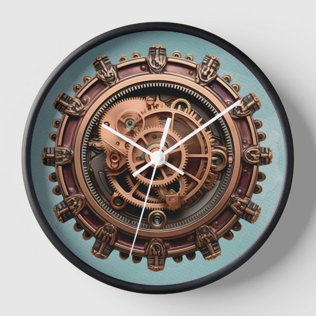 Reloj de pared mecánico vintage (Anverso)
