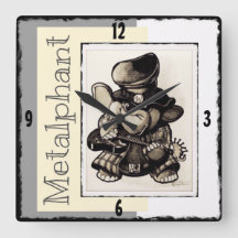 Reloj de pared metalizado de Metalphant - acrílico