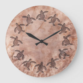 Reloj de pared metalizado martillado del modelo de