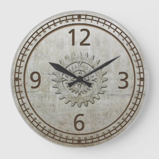 Reloj de pared Metalizado Steampunk