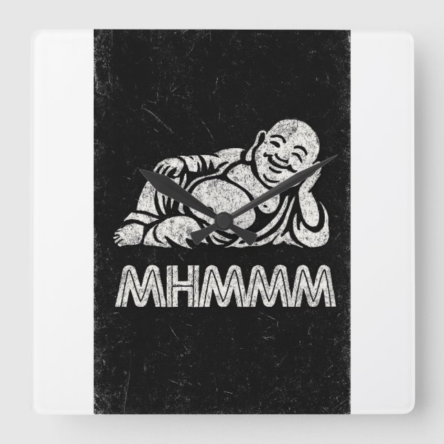 Reloj de pared MHMM de Buda escalofriante (Anverso)