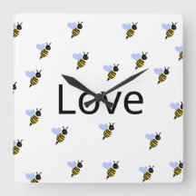 Reloj de pared Minimalist Love – Diseño moderno ro