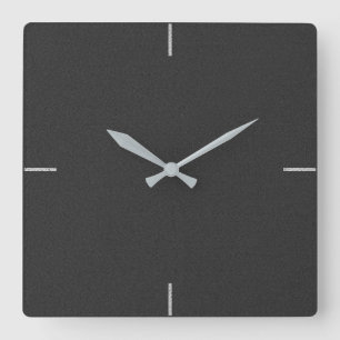 Reloj de pared minimalista elegante negro