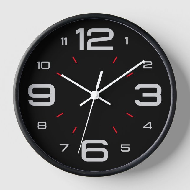Reloj de pared moderno y elegante (Anverso)