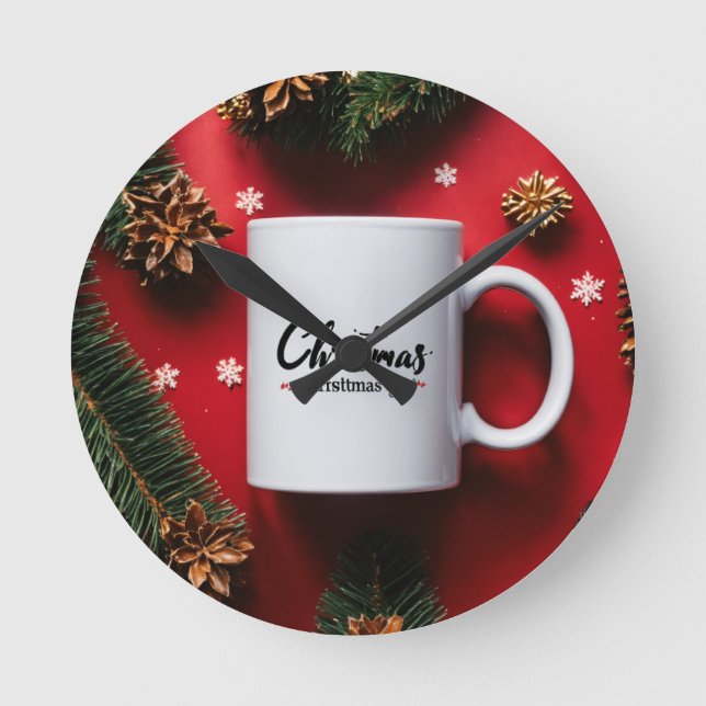 Reloj de pared moderno y elegante: mezcla perfecta (Anverso)